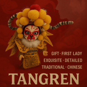 Sun WuKong Chinese Silk Figurine