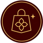 Shop TGTworld marketplace logo gold shopping bag premium lifestyle store