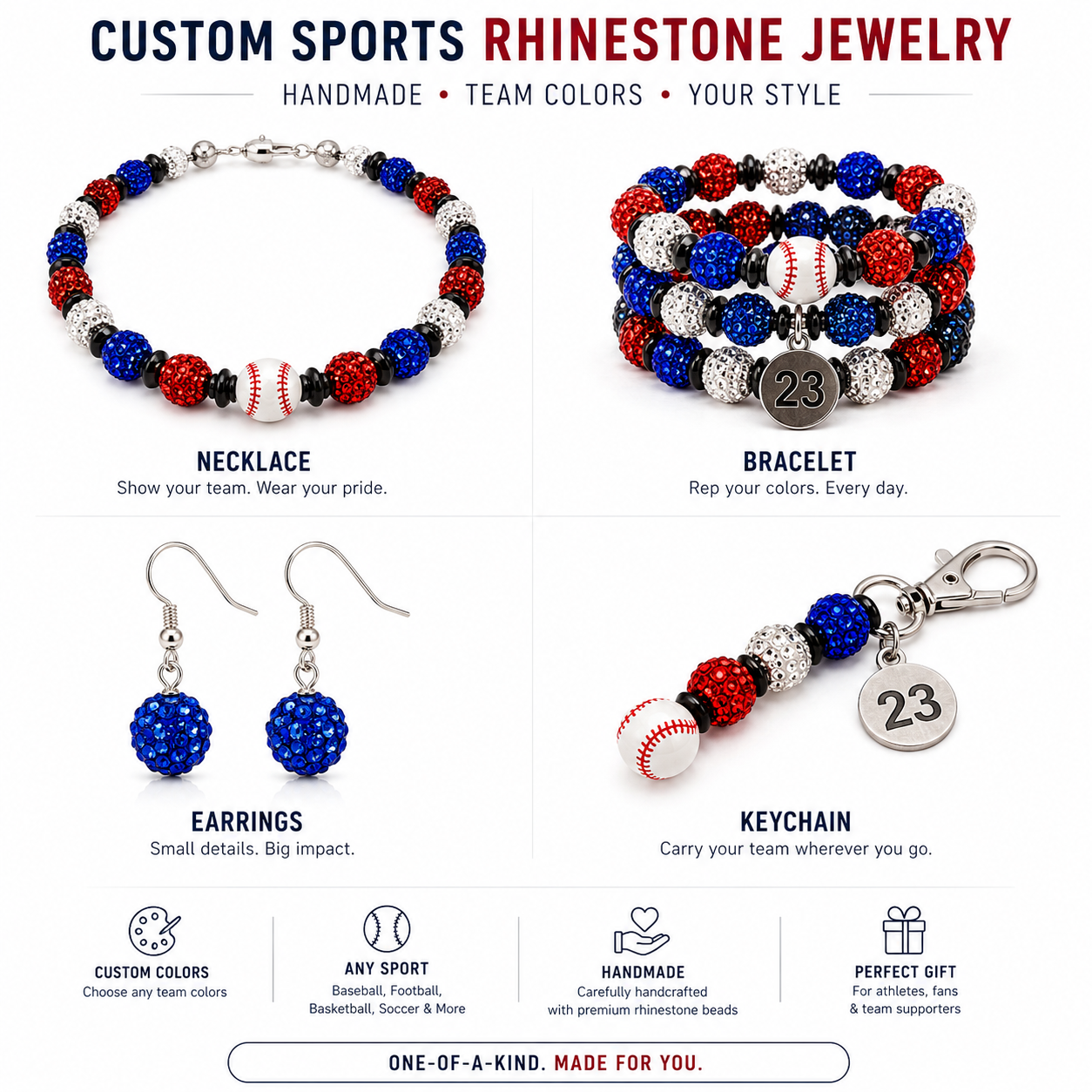 Custom Team Color Jewelry - Image 2