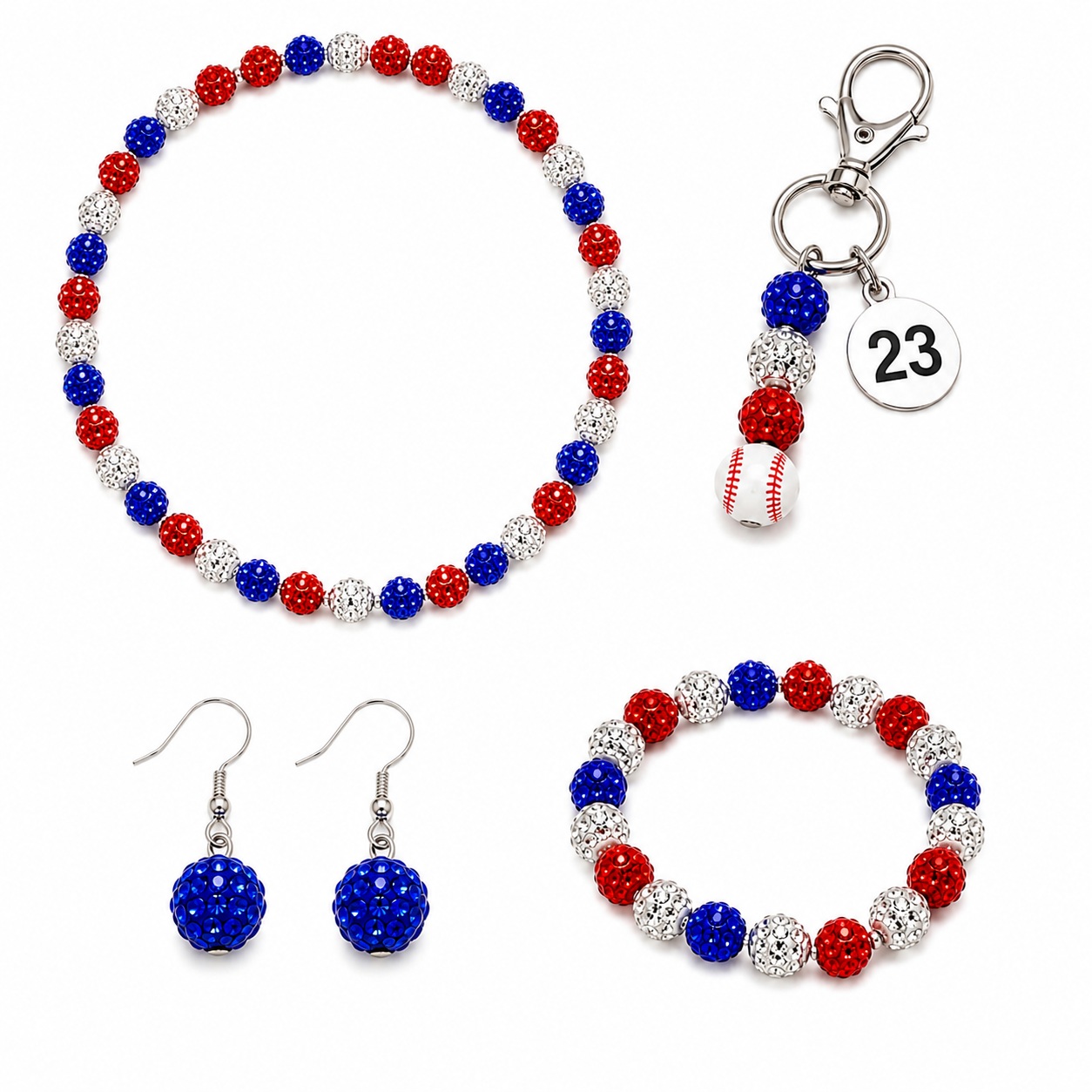 Custom Team Color Jewelry